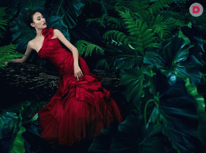 Невеста в цвете: в моде красные свадебные платья