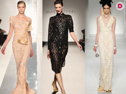 Все в ажуре! Кружево - главный тренд сезона