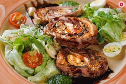 Пошаговый рецепт: мясные рулеты из свинины