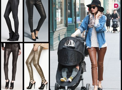 Кожаные брюки: акцент – на дерзость!