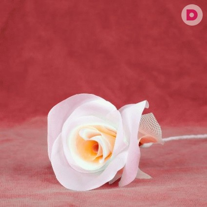 Мастер-класс: цветы из органзы