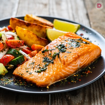 Рецепт вкусного стейка из лосося